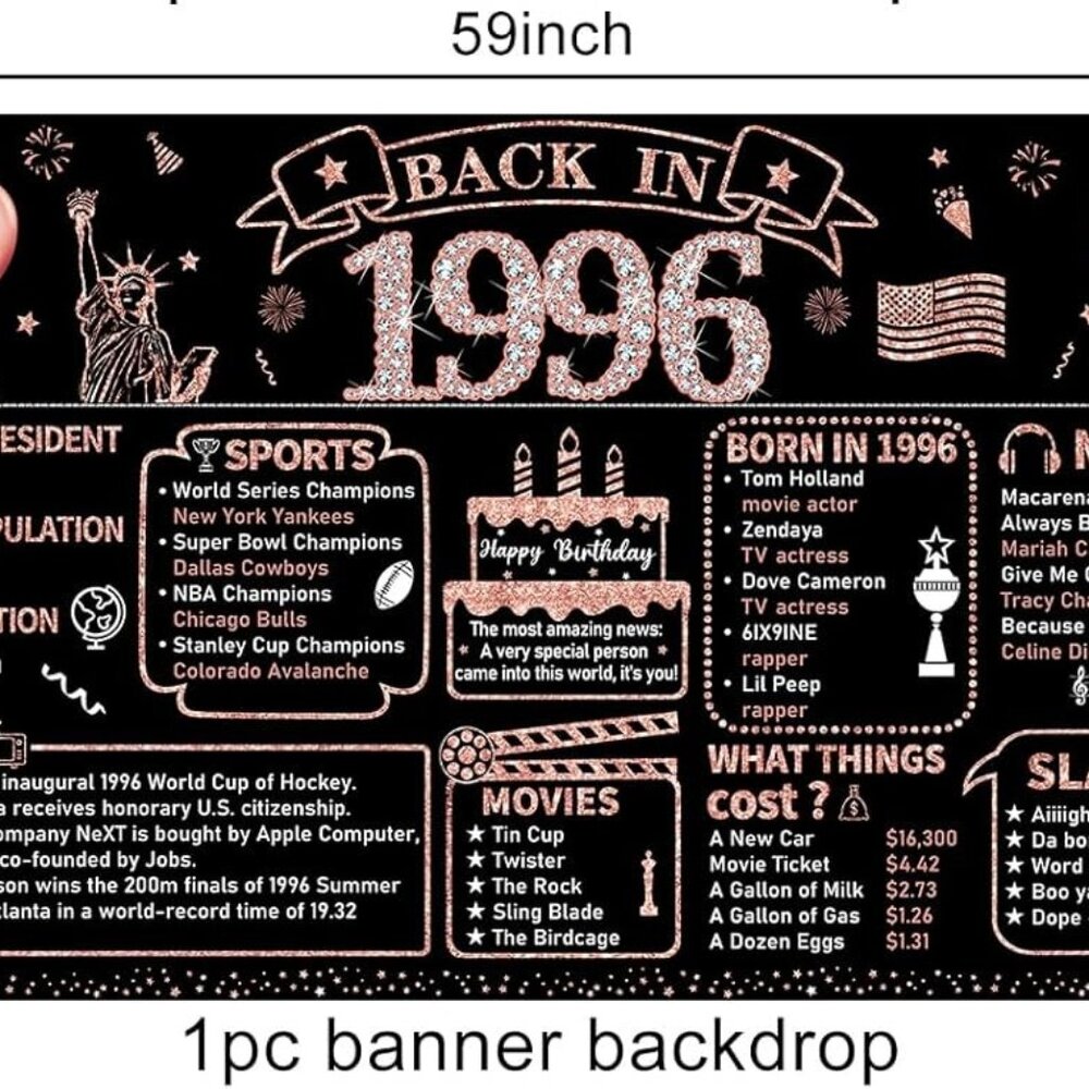 30th Birthday Banner Plus Decorations